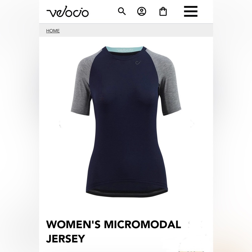 Velocio Micromodal Jersey size small